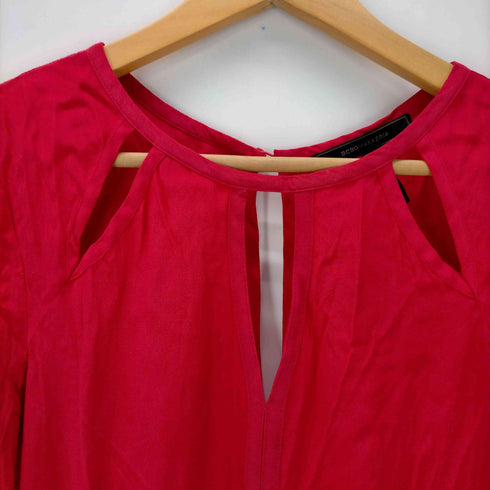 ビーシービージーマックスアズリア BCBGMAXAZRIA RED BERRY EMMALISE LONGSLEEVE DRESS レディース import:XS