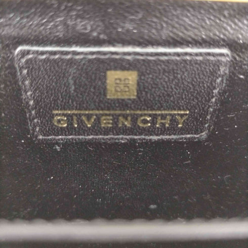 ジバンシィ GIVENCHY がま口 ロゴ刻印 レザー 二つ折り財布 レディース