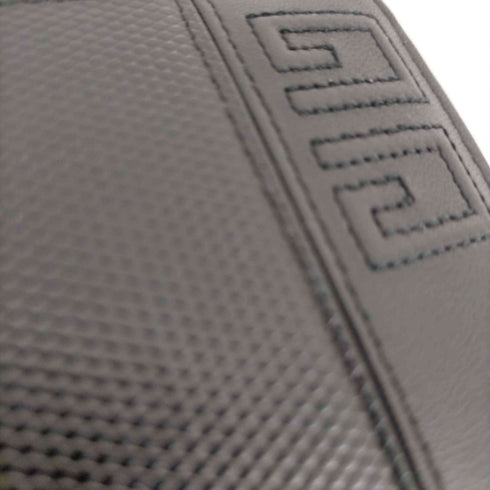 ジバンシィ GIVENCHY がま口 ロゴ刻印 レザー 二つ折り財布 レディース