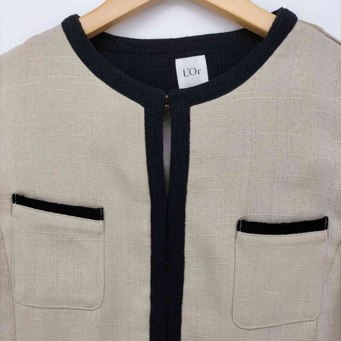 L'Or Summer Tweed Jacket レディース