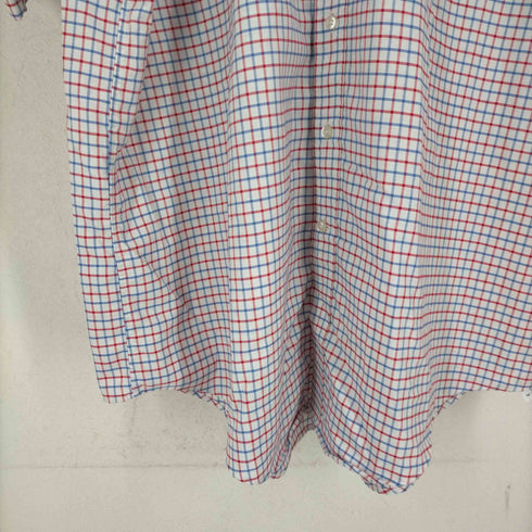ランズエンド LANDS END チェック柄ボタンダウンシャツ メンズ 18 1/2