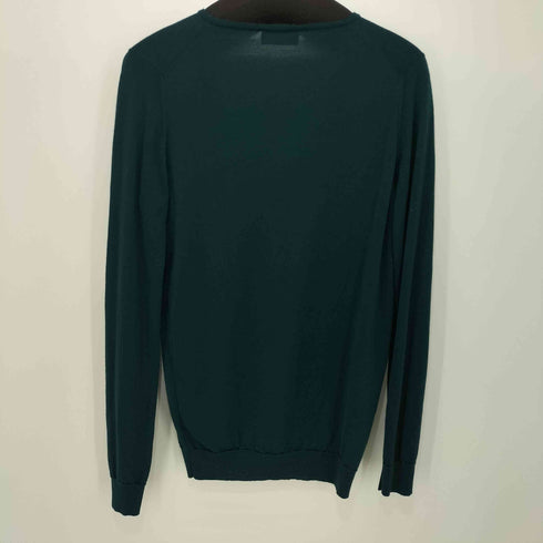 ジョンスメドレー JOHN SMEDLEY Vネックウールニット メンズ S