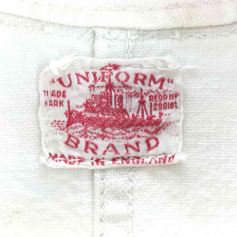 40S UNIFORM BRAND イングランド製 チェンジボタンカバーオール ステンシル メンズ