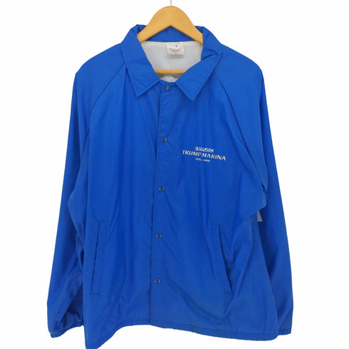 アーバンスポーツウェア AUBURN SPORTSWEAR 80-90s USA製 カジノホテル プリント ナイロン コーチジャケット メンズ JPN:XL