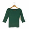アニエスベー agnes b. PARIS ボートネックカットソー レディース JPN:1