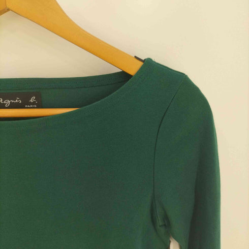アニエスベー agnes b. PARIS ボートネックカットソー レディース JPN:1
