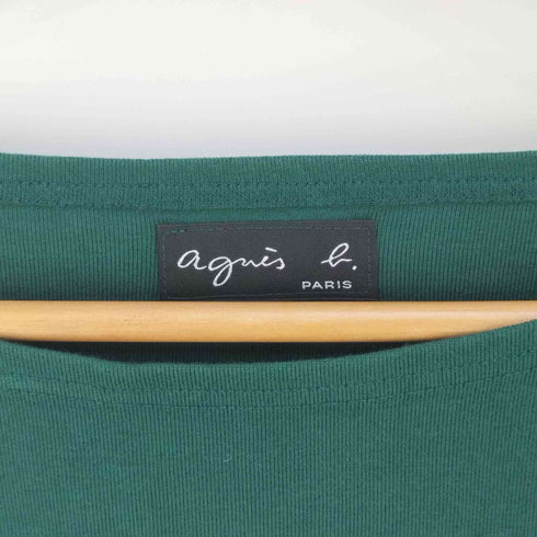 アニエスベー agnes b. PARIS ボートネックカットソー レディース JPN:1