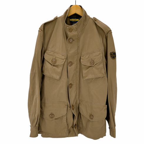 ラグビーラルフローレン Rugby Ralph Lauren スタンドカラー コーデュロイ切替 ミリタリージャケット メンズ M