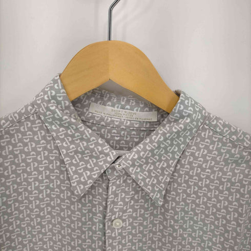 ペリーエリス PERRY ELLIS 総柄レーヨンS/Sシャツ メンズ import:L