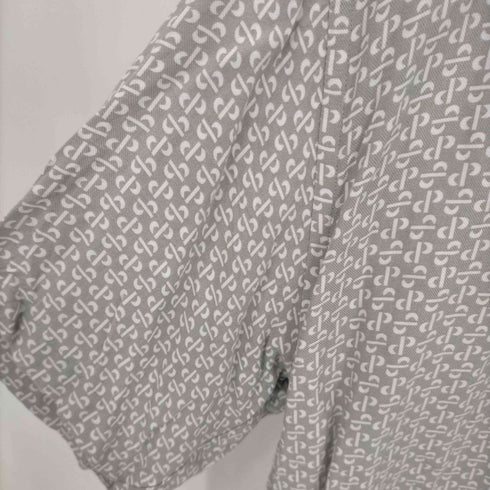 ペリーエリス PERRY ELLIS 総柄レーヨンS/Sシャツ メンズ import:L