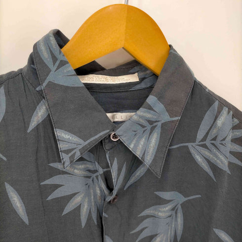 ペリーエリス PERRY ELLIS シルクコットンアロハシャツ メンズ import:L