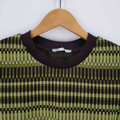 ザラ ZARA JACQUARD T-SHIRT レディース S
