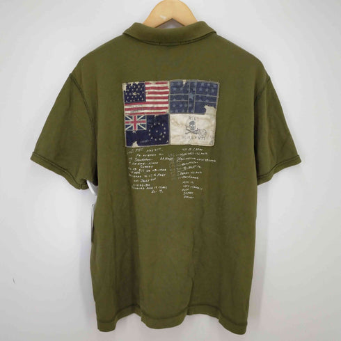 ポロジーンズカンパニーラルフローレン POLO JEANS COMPANY RALPH LAUREN ワッペンデザインポロシャツ メンズ JPN:XL