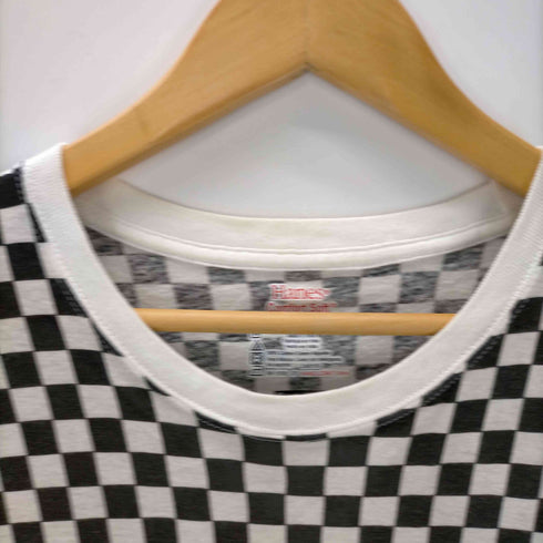 シュプリーム Supreme Checker Tagless T-Shirts メンズ import:L