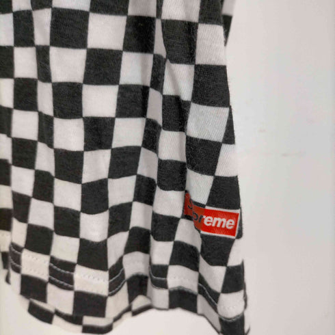シュプリーム Supreme Checker Tagless T-Shirts メンズ import:L