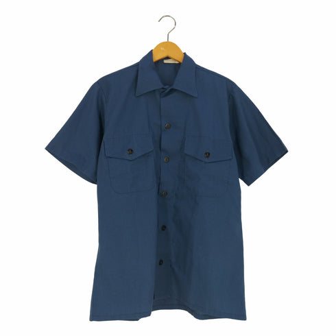 ユーエスネイビー U.S.NAVY 80S アメリカ海軍 ユーティリティシャツ メンズ import:M