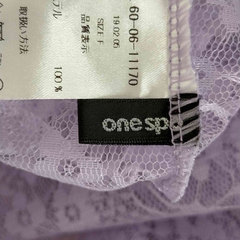 ワンスポ one spo シア―カットソー レディース