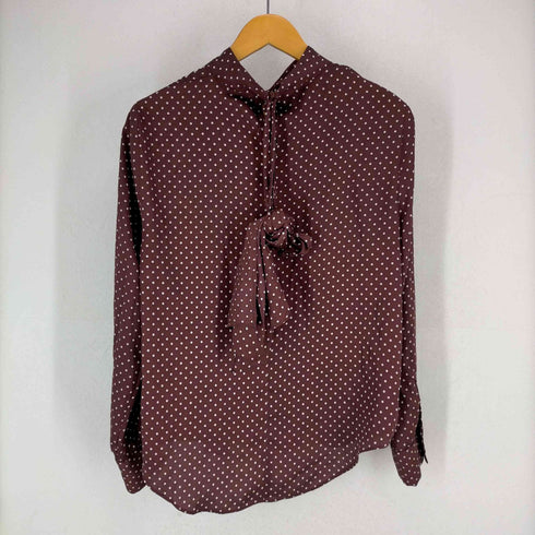 ザラ ZARA ドット スカーフブラウス レディース JPN:L