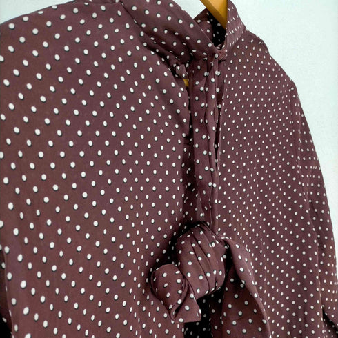 ザラ ZARA ドット スカーフブラウス レディース JPN:L