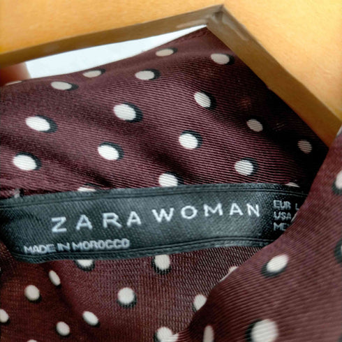 ザラ ZARA ドット スカーフブラウス レディース JPN:L