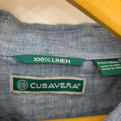 - CUBAVERA リネンS/Sキューバシャツ メンズ 2XLT
