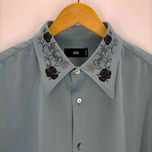 ハレ HARE 23SS トロミシシュウシャツSS メンズ JPN:M