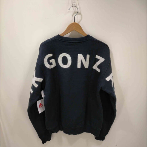 マークゴンザレス Mark Gonzales 裏起毛オーバーサイズ サガラ刺繍 BIGロゴ クルースウェット】 メンズ JPN:M