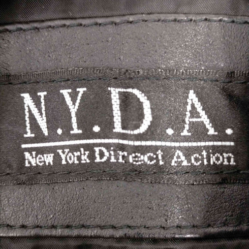 N.Y.D.A 3B レザー テーラード ジャケット ビッグサイズ メンズ 2X