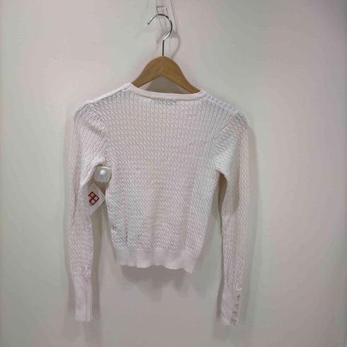 ザラ ZARA 袖ボタンクルーネックニット レディース import:XS