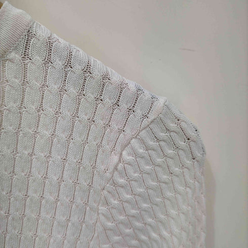 ザラ ZARA 袖ボタンクルーネックニット レディース import:XS