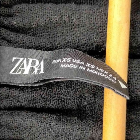 ザラ ZARA フロントボタンパフスリーブブラウス レディース import:XS