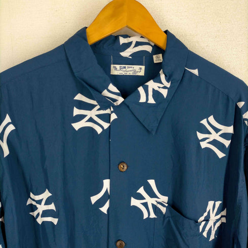 サンサーフ SUN SURF 22SS 別注 MLB ロゴ アロハ シャツ メンズ JPN:XL