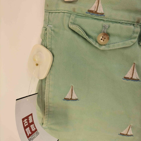 ポロラルフローレン POLO RALPH LAUREN ヨット刺繍 ショートチノパンツ メンズ 無