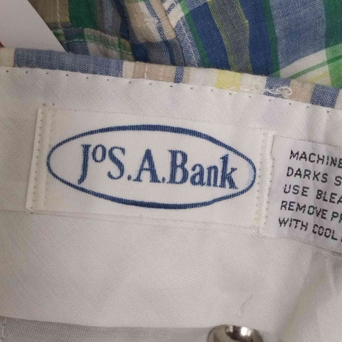 ジョスエーバンク Jos A Bank ロケットTALON チェックパッチワークショーツ メンズ 無