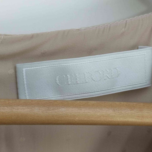 セルフォード CELFORD 割繊ドットワンピース レディース 36