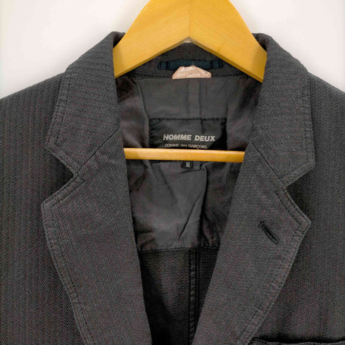 コムデギャルソンオムドゥ COMME des GARCONS HOMME DEUX AD2016 16AW ストライプテーラードジャケット メンズ JPN:M