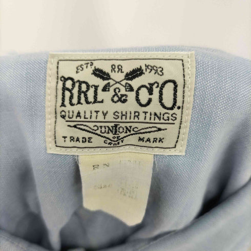 ダブルアールエル RRL&CO. 1ポケット レギュラーカラーシャツ メンズ
