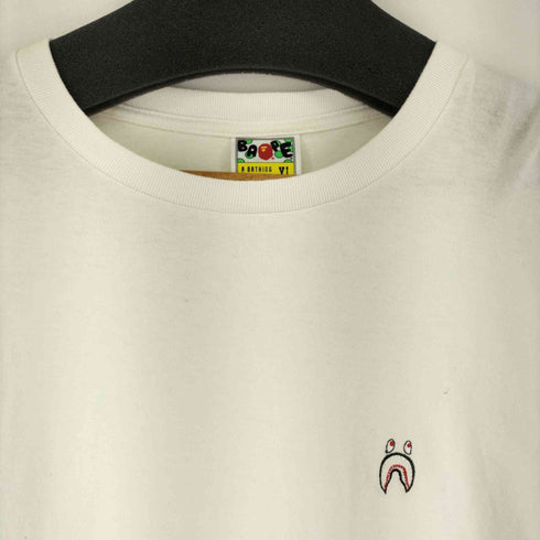 アベイシングエイプ A BATHING APE シャーク刺繍 L/S TEE メンズ XL