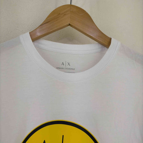アルマーニエクスチェンジ ARMANI EXCHANGE Smileyworld organic jersey cotton t-shirt メンズ import:XL