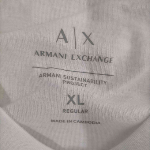 アルマーニエクスチェンジ ARMANI EXCHANGE Smileyworld organic jersey cotton t-shirt メンズ import:XL