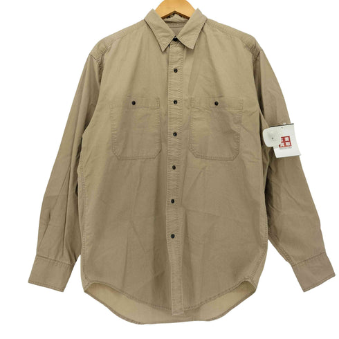 バナナリパブリック BANANA REPUBLIC 80-90s SAFARI&TRAVEL コットンワークシャツ 香港製 メンズ import:S