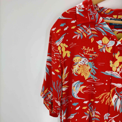 ポロバイラルフローレン Polo by RALPH LAUREN Classic Fit Tropical Floral Camp Shirt メンズ JPN:L
