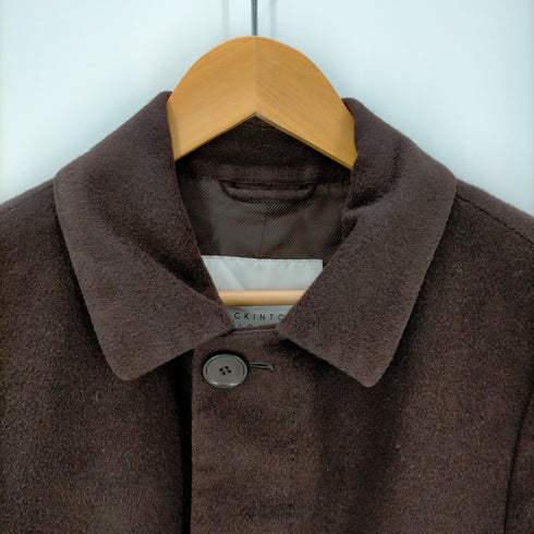 マッキントッシュフィロソフィー MACKINTOSH PHILOSOPHY カシミヤ混 ウール ステンカラーコート メンズ US:36