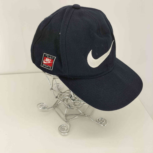 ナイキ NIKE 90s スウッシュ 刺繍 6パネル キャップ 銀タグ メンズ