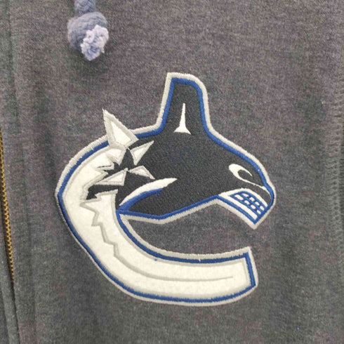 OLD TIME HOCKEY ワッペン 刺繍 ジップアップ パーカー メンズ import:M