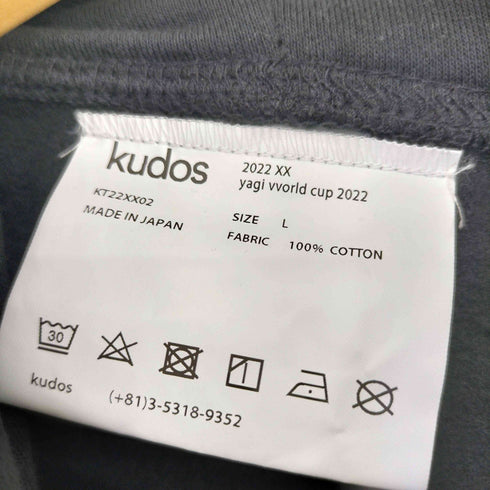 クードス KUDOS YAGI VVORLD CUP HOODIE メンズ JPN:L