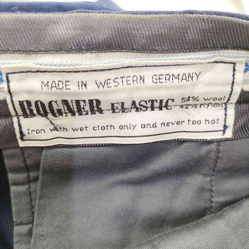 ボグナー BOGNER 50-60S ELASTIC 西ドイツ製 ウールギャバジンスキーパンツ ZIPPジッパー メンズ 30
