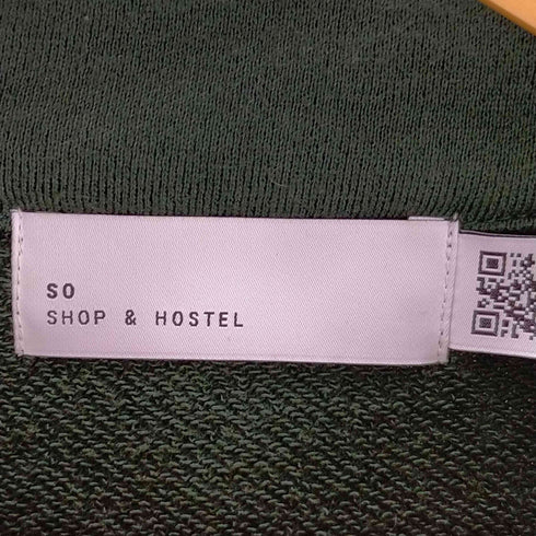 ソウ so shop&hostel so nakameguro SNAP PULLOVER SWEAT メンズ JPN:XL