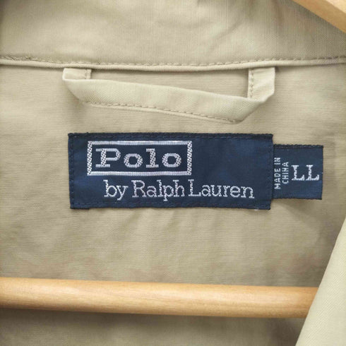 ポロバイラルフローレン Polo by RALPH LAUREN 比翼 ナイロン混 ハンティングジャケット メンズ LL