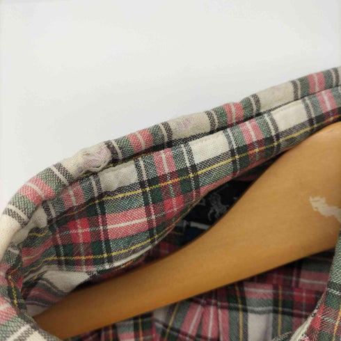 ラルフローレン RALPH LAUREN BLAKE ポニー刺繍 チェック ボタンダウン L/S シャツ メンズ import:S